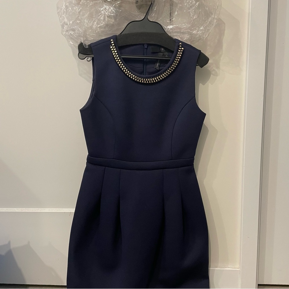 Elegant Navy Blue Kids Dress